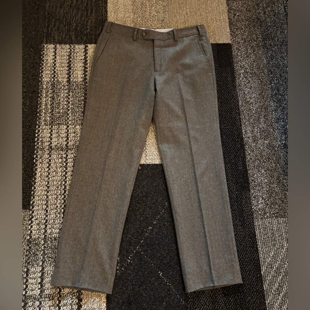 Classic Men's Charcoal Dress Pants